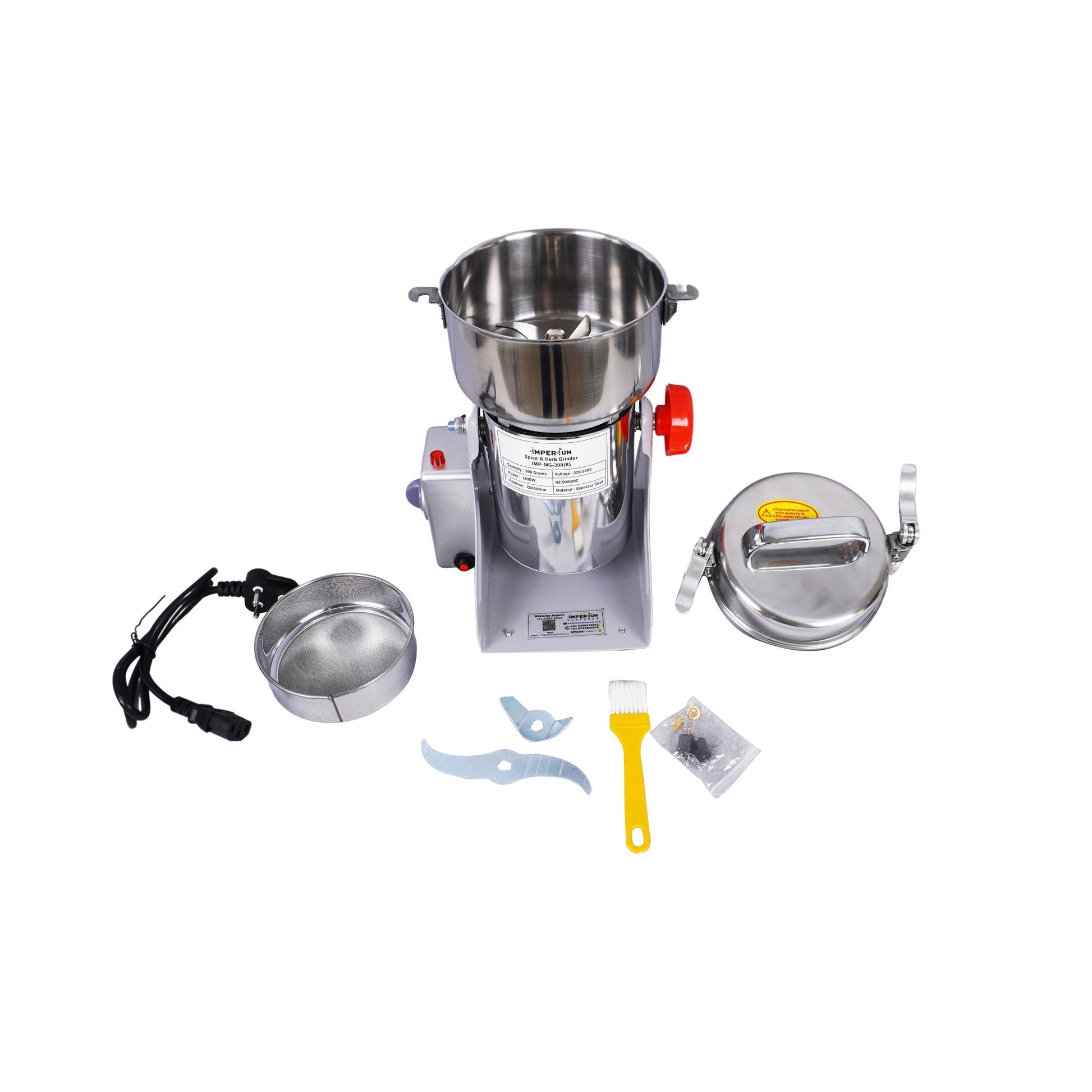 300 GM Spice Grinder Machine – Stainless Steel Masala Grinder for Regular Domestic Use | Imperium Ventures