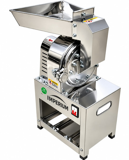 Imperium Superfine Masala Grinder Machine, 3000 W, 50–100 kg/hr, Stainless Steel Commercial Spice Grinding Machine