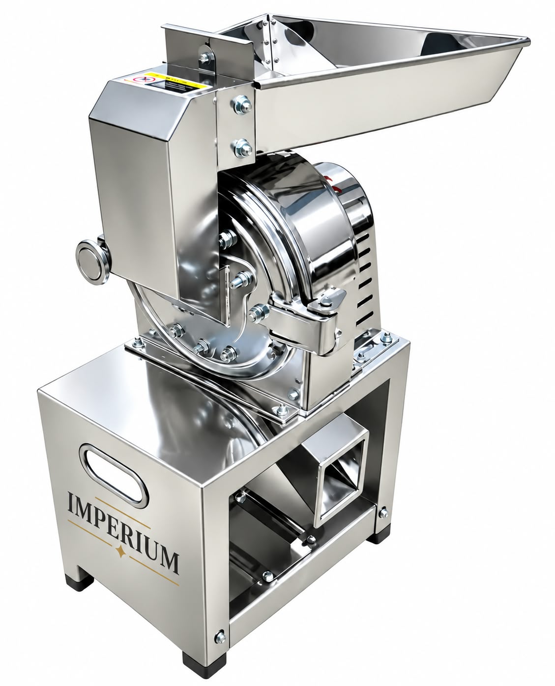 Imperium Superfine Masala Grinder Machine, 3000 W, 50–100 kg/hr, Stainless Steel Commercial Spice Grinding Machine