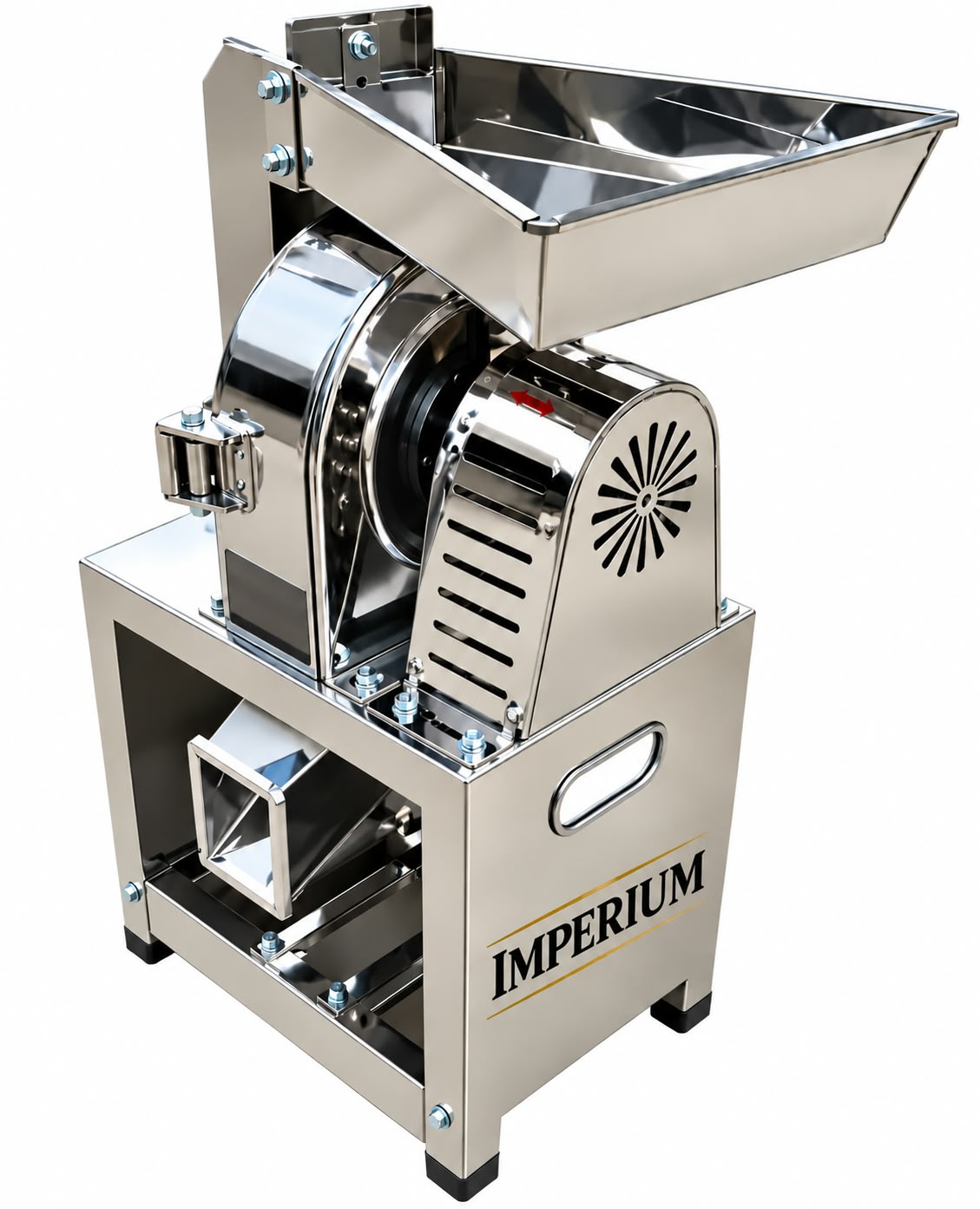 Imperium Superfine Masala Grinder Machine, 3000 W, 50–100 kg/hr, Stainless Steel Commercial Spice Grinding Machine