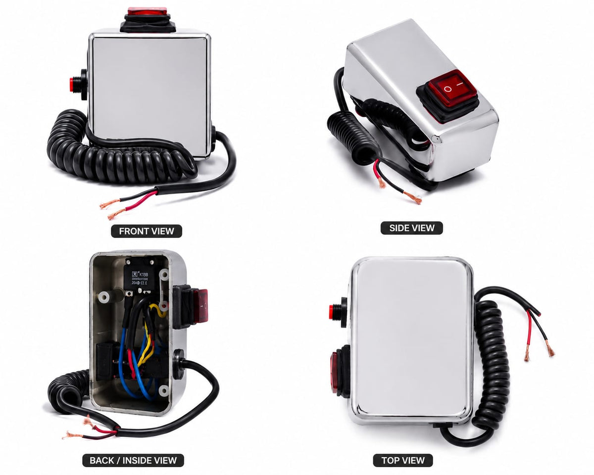 Imperium MG-5000 Gram Masala Grinder Switch Type Controller | Original Power Control Box with ON/OFF Switch | Imperium Ventures
